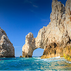 Arco de Cabo San Lucas en Cabo San Lucas/Los Cabos, México