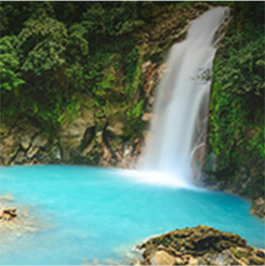 Catarata de Río Celeste cerca de Liberia, Costa Rica